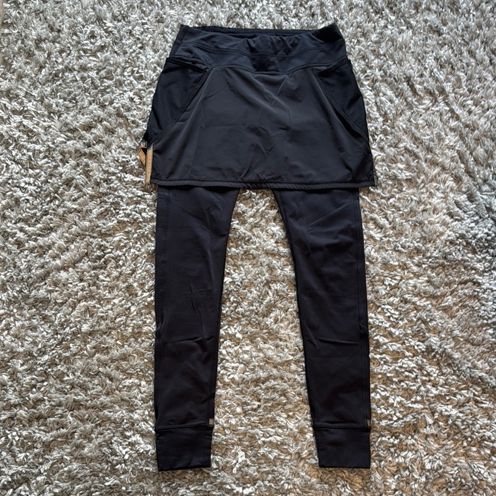 Athleta Black fleece lined Leggings Performance Pants